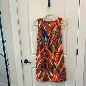 AGB Colorful Geometric Mini Dress